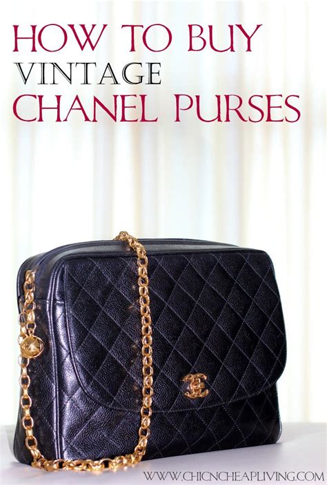 chanel vintage purse|where to buy vintage chanel.